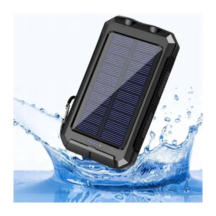 Фото Универсальный мобильный аккумулятор 20000 mAh (повербанк) Power Bank Solar 150060 - Магазин MASMART