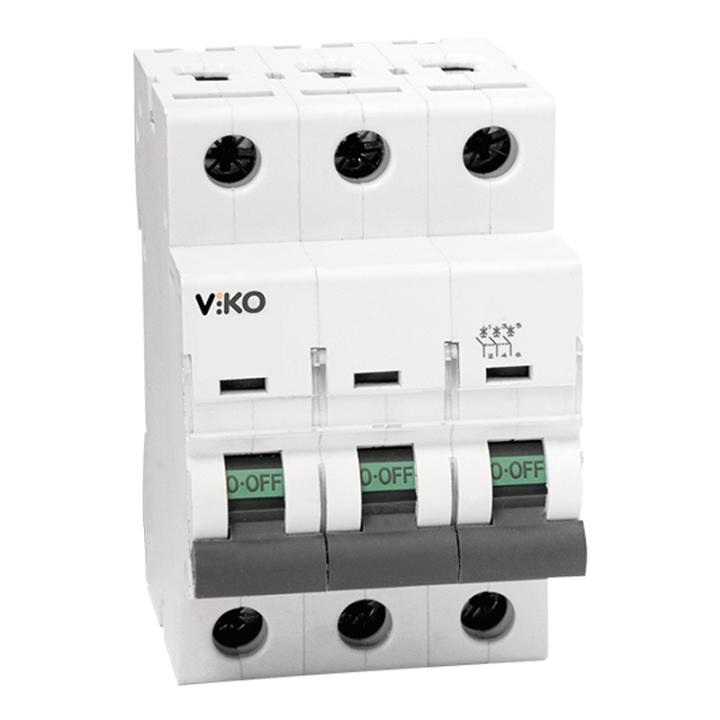 Фото Автоматичний вимикач 3P 10А С 4,5кА 230/400V Viko - Магазин MASMART