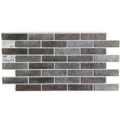 Фото Декоративная 3D-панель ПВХ кирпич Графитовый 960х480х5 мм...  - Магазин MASMART