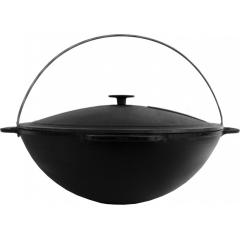 Фото Казан чавунний азіатський 12 л з кришкою та дужкою ТМ...  - Магазин MASMART