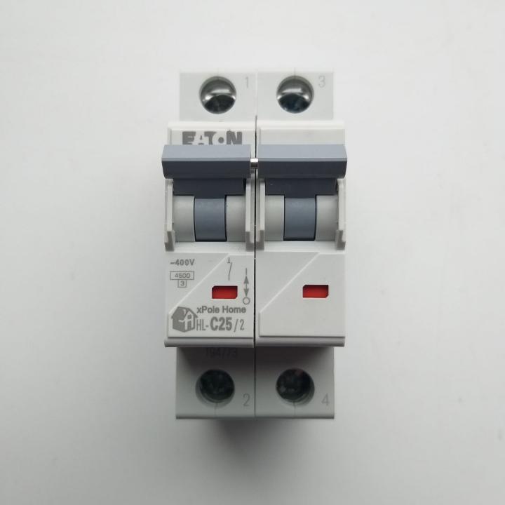 Фото Автоматичний вимикач 2P 25A Eaton HL-C25/2 4.5kA - Магазин MASMART
