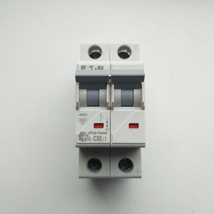 Фото Автоматичний вимикач 2P 32A Eaton HL-C32/2 4.5kA - Магазин MASMART