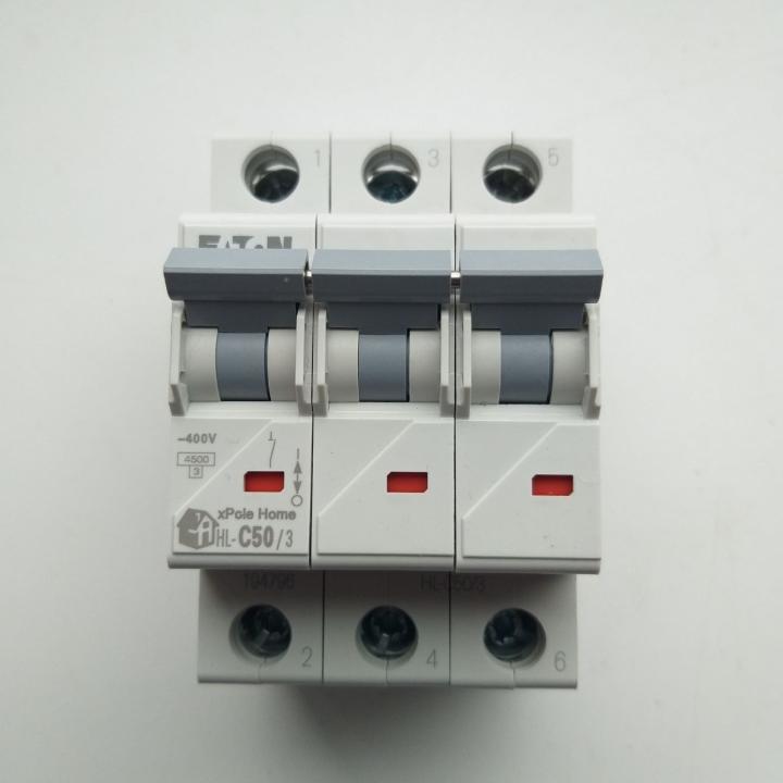 Фото Автоматичний вимикач 3P 50A Eaton HL-C50/3 4.5kA - Магазин MASMART