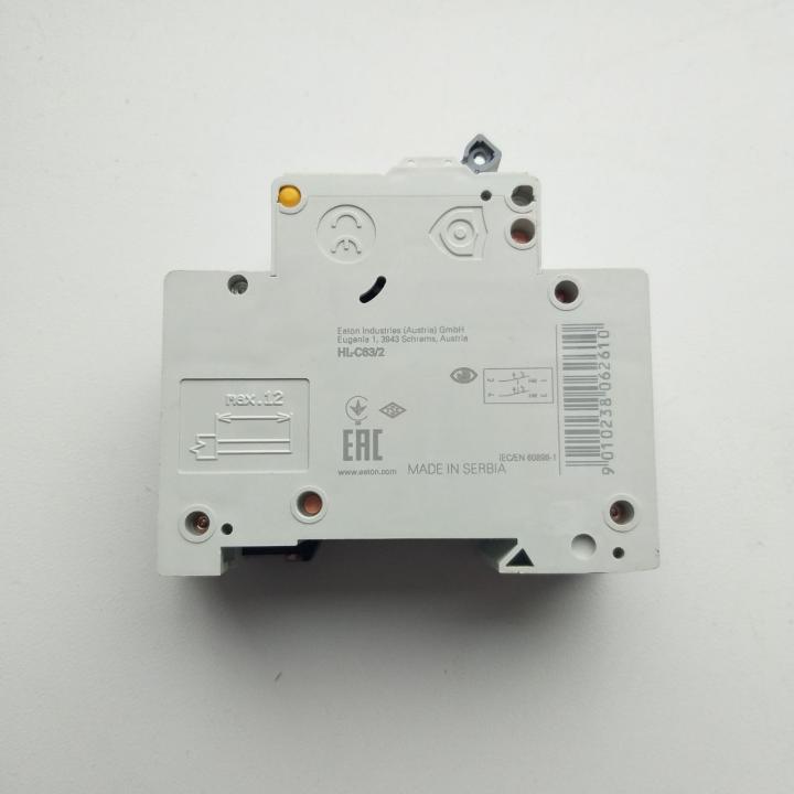 Фото Автоматический выключатель 2P 63A Eaton HL-C63/2 4.5kA  - Магазин MASMART