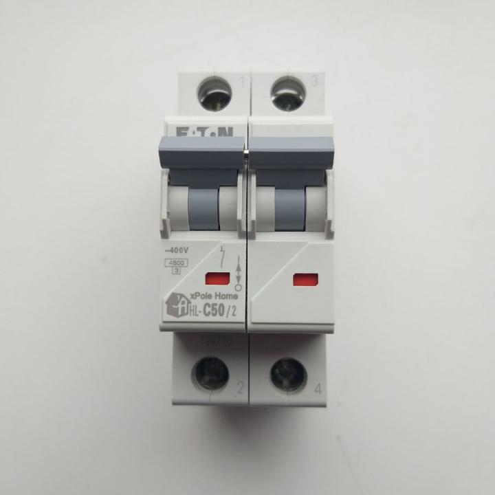 Фото Автоматичний вимикач 2P 50A Eaton HL-C50/2 4.5kA - Магазин MASMART