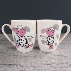 Фото Кружка капучино 350 мл Веселая коровка  - Магазин MASMART