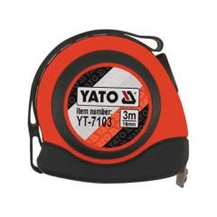 Фото Рулетка 3м/16мм YATO YT-7103  з магнітом  - Магазин MASMART
