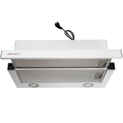 Фото Вытяжка GRUNHELM GVT 115 W белая телескопическая  - Магазин MASMART