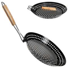 Фото Сковорода для барбекю 30,4 см Stenson (MH-2057)...  - Магазин MASMART