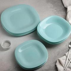 Фото Тарелка десертная LUMINARC Carine Light Turquoise 19 см...  - Магазин MASMART