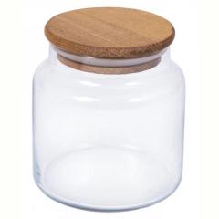 Фото Банка с деревянной крышкой 0,635 л HEREVIN 232007-000  - Магазин MASMART