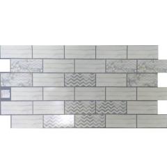 Фото Декоративна 3D-панель ПВХ Шеббі шик 960х480х5 мм Пластмаркет  - Магазин MASMART