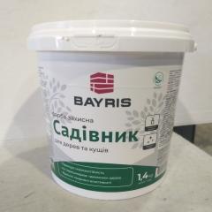 Фото Фарба захисна для дерев та кущів Bayris Садівник 1,4 кг  - Магазин MASMART