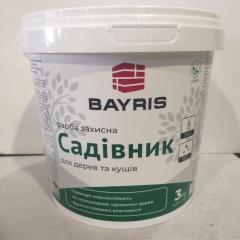 Фото Фарба садова захисна для дерев та кущів Байріс Садівник 3 кг  - Магазин MASMART