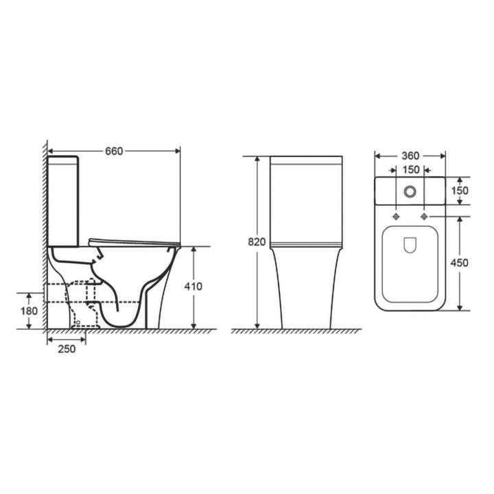 Фото Компакт Imprese Elanta Rimless i11545 Duroplast Slim SC горизонтальний випуск  - Магазин MASMART