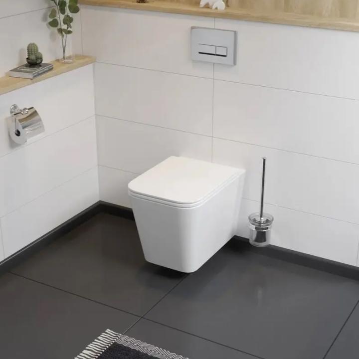 Фото Компакт подвесной Koller Pool Kvadro с сиденьем Soft-close KR-0530-RW  - Магазин MASMART