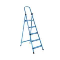 Фото Стремянка металлическая Work's 5 ступенек  - Магазин MASMART