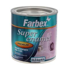 Фото Эмаль алкидная Farbex ПФ-115П ярко-голубая 0,3 кг  - Магазин MASMART