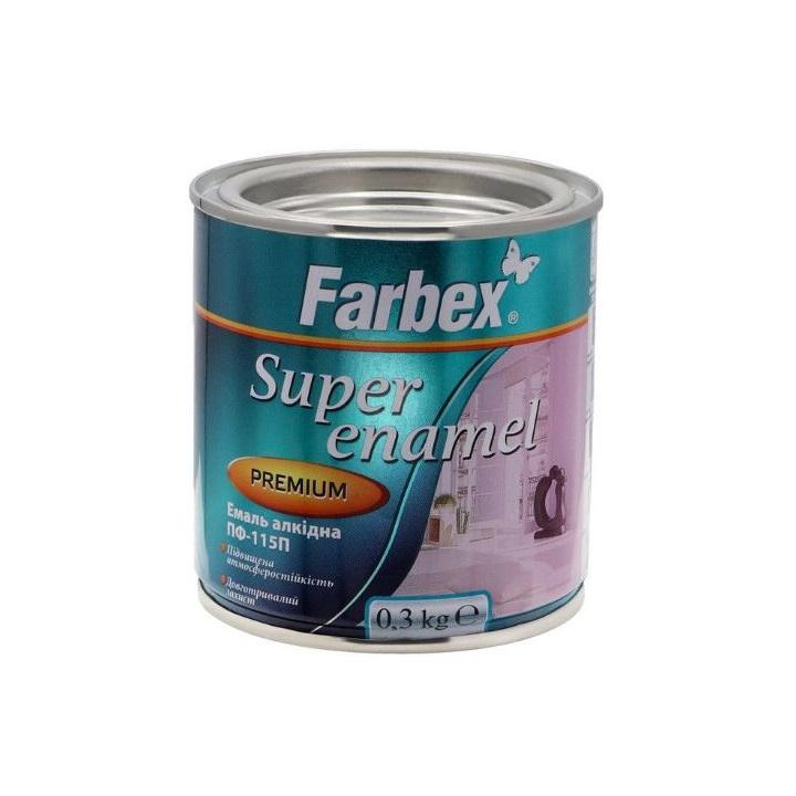 Фото Эмаль алкидная Farbex ПФ-115П ярко-голубая 0,3 кг - Магазин MASMART