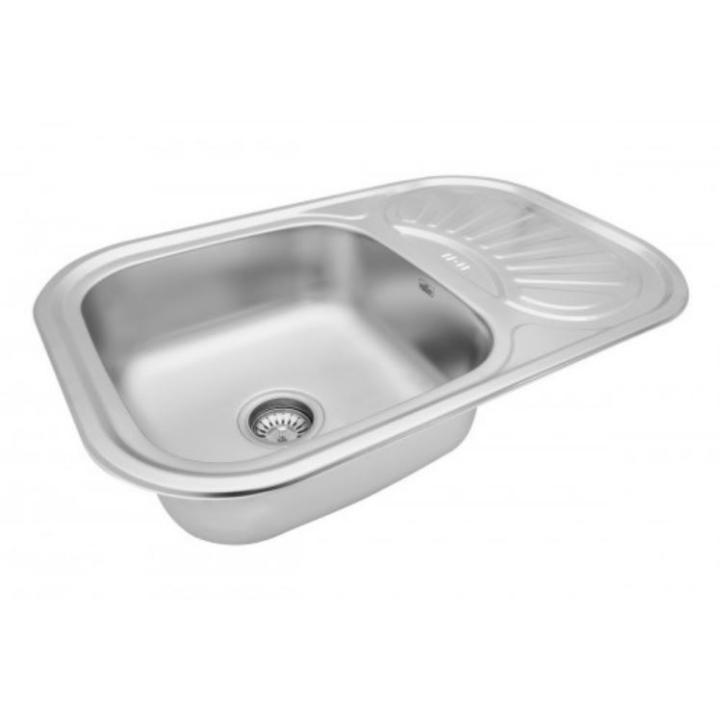 Фото Кухонная мойка Kroner KRP Dekor - 7549 (0,8 мм)  - Магазин MASMART