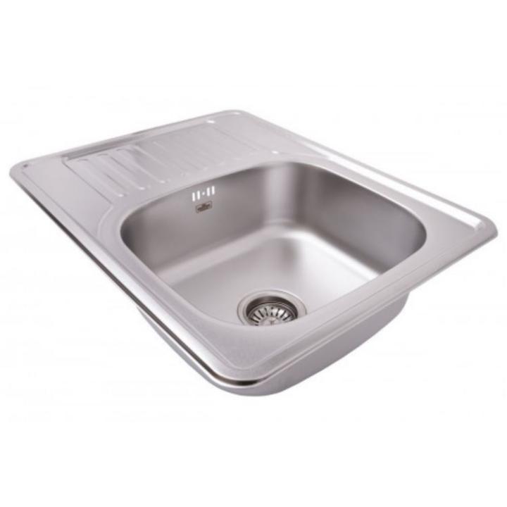 Фото Кухонная мойка Kroner KRP Satin – 6350 (0,8 мм)  - Магазин MASMART