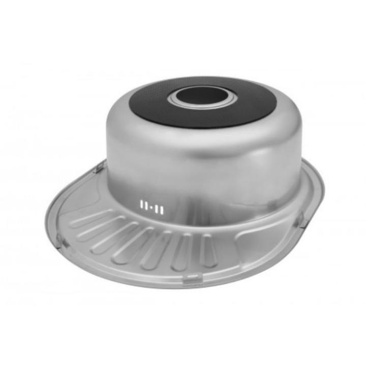 Фото Кухонна мийка Kroner KRP Dekor - 5745 (0,8 мм)  - Магазин MASMART