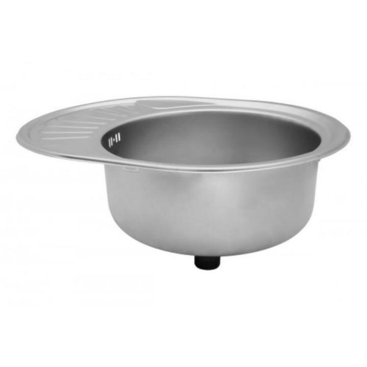 Фото Кухонна мийка Kroner KRP Dekor - 5745 (0,8 мм)  - Магазин MASMART