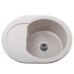 Фото Мийка гранітна Globus Lux Moraine 600х470мм (мигдаль)  - Магазин MASMART