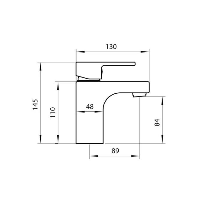 Фото Смеситель для умывальника Koller Pool Round Arc RA0200  - Магазин MASMART