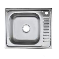 Фото Мийка накладна Platinum 6050 ліва 600х500х160мм (0,7)  - Магазин MASMART