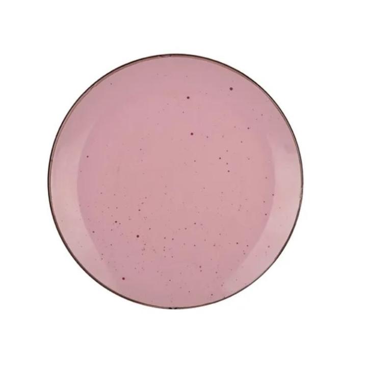 Фото Тарелка обеденная 26,7см Limited Edition TERRA пудрово-розовая - Магазин MASMART