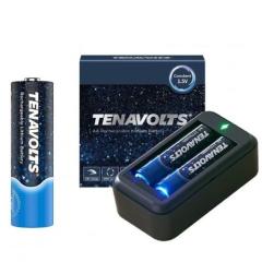 Фото Зарядний пристрій Tenavolts + акумулятори літієві (2 шт.)...  - Магазин MASMART