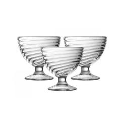 Фото Набор креманок набор 3шт Swirl Luminarc 335мл - снято с...  - Магазин MASMART