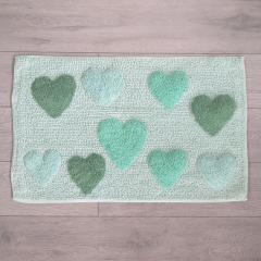 Фото Килимок Irya - Hearts verde 50х80  - Магазин MASMART