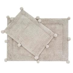 Фото Набор ковриков Irya - New Stria gri-I серый 60х90/40х60  - Магазин MASMART