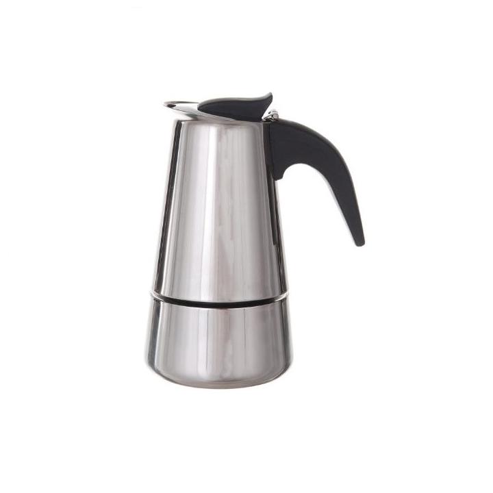 Фото Гейзерная кофеварка A-Plus на 4 чашки 180 мл нержавеющая сталь (2087) - Магазин MASMART