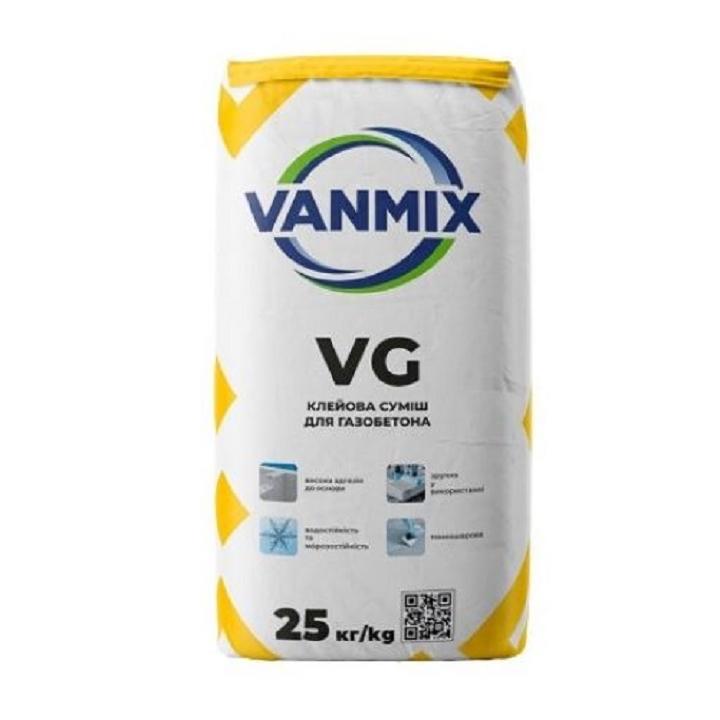 Фото Клей для газоблоков и пеноблоков Vanmix 25 кг - Магазин MASMART