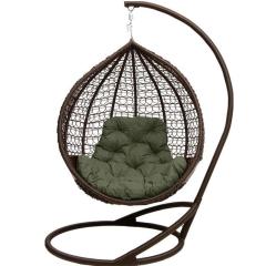 Фото Крісло-кокон підвісне коричневе ротангове (садове...  - Магазин MASMART