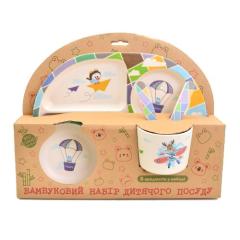 Фото Набор детской посуды Полет STENSON (5 предметов - 2...  - Магазин MASMART