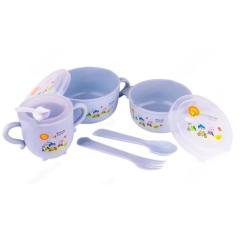 Фото Детская посуда из пшеничной шелухи Эко (8 предметов - 2...  - Магазин MASMART