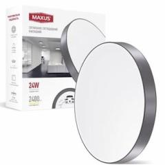 Фото Світильник LED MAXUS SP Ceiling 1-MSP-2441-SLG 24W 4100K...  - Магазин MASMART