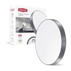 Фото Світильник LED MAXUS SP Ceiling 1-MSP-1841-SLG 18W 4100K...  - Магазин MASMART
