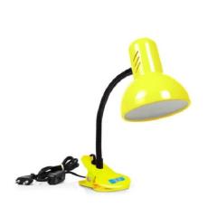 Фото Світильник настільний Loga Е27 лимон на прищіпці з цоколем  - Магазин MASMART