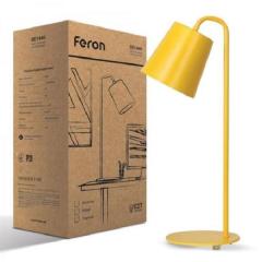 Фото Настільний світильник Feron Е27 DE1440 під лампу жовтий  - Магазин MASMART
