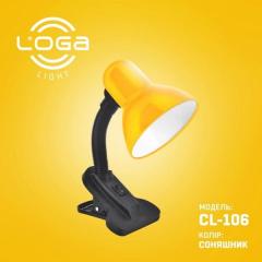 Фото Світильник настільний LOGA Е27 на прищіпці соняшник  - Магазин MASMART