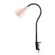 Фото Светильник настольный со струбциной Violux LIANA Е27 розовый  - Магазин MASMART