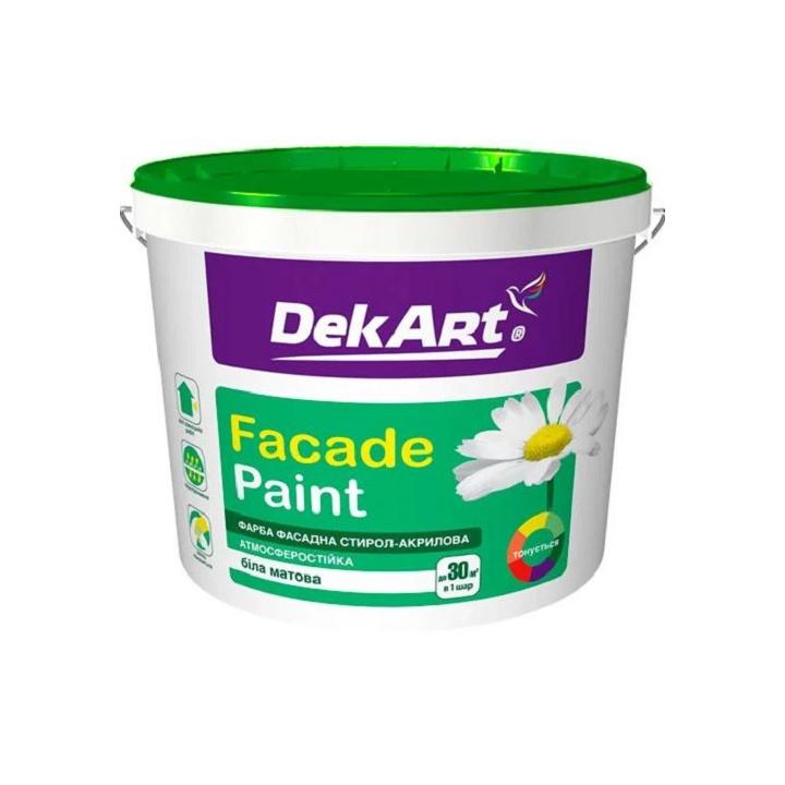 Фото Краска фасадная акриловая DekArt Faсade Paint 6,3кг - Магазин MASMART