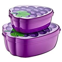 Фото Ланч-бокс Виноград 0,55+0,25 л  - Магазин MASMART