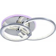 Фото Люстра LED акрилова з пультом Sirius LI8878/2C CR+RGP 64W+7W  - Магазин MASMART