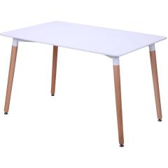 Фото Стол обеденный AMF Elsa МДФ Белый  - Магазин MASMART